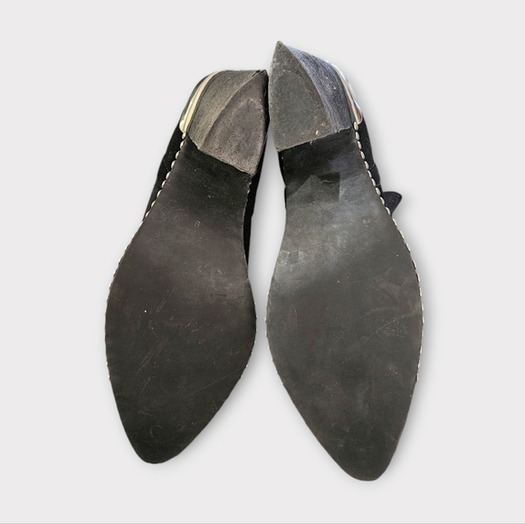 Jeffrey Campbell Optimum Black Suede Studded Ankle Boots - Picture 8 of 8